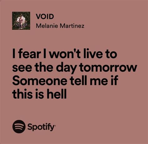 void lyrics|void lyrics by melanie martinez.